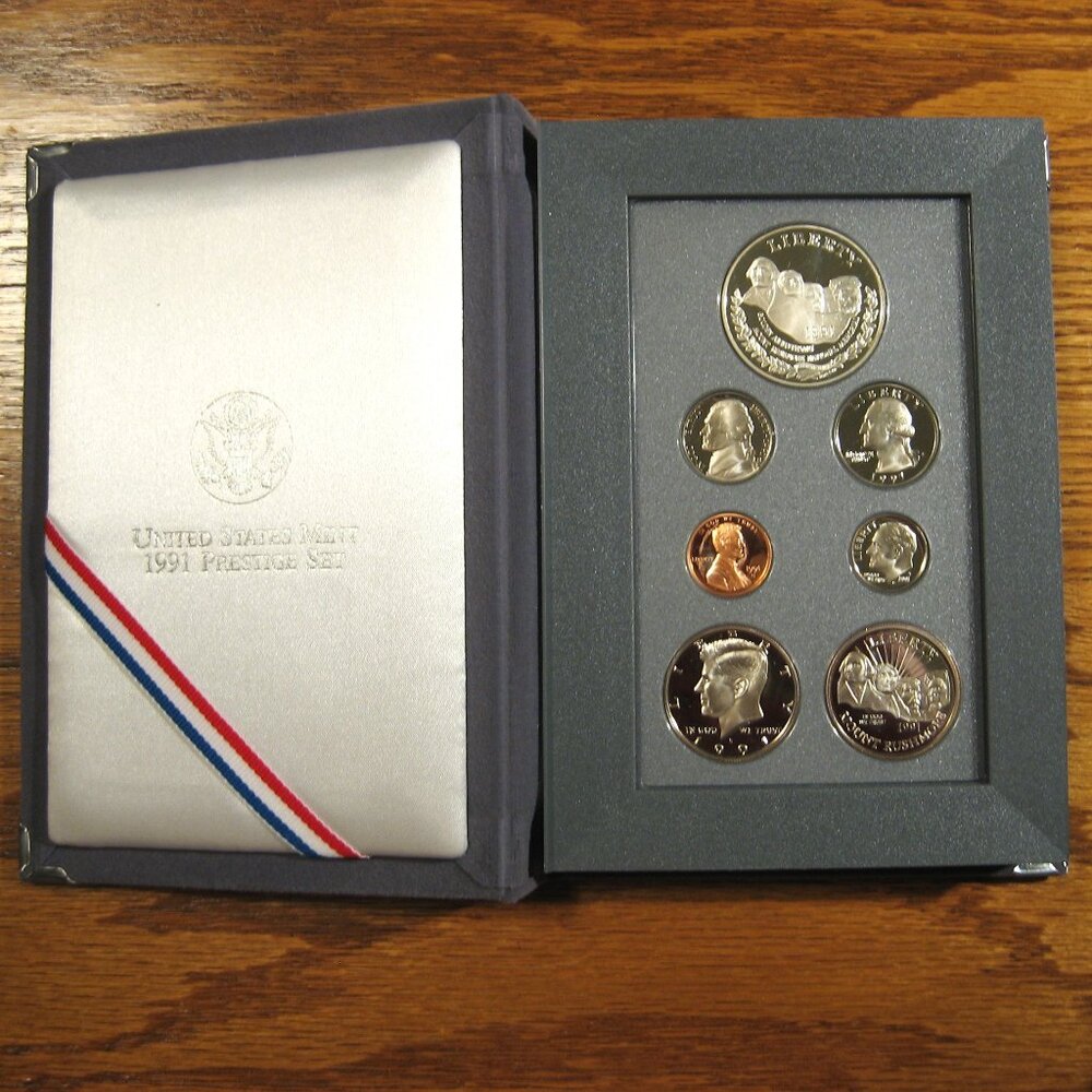 UNITED STATES MINT PROOF 1991 PRESTIGE SET